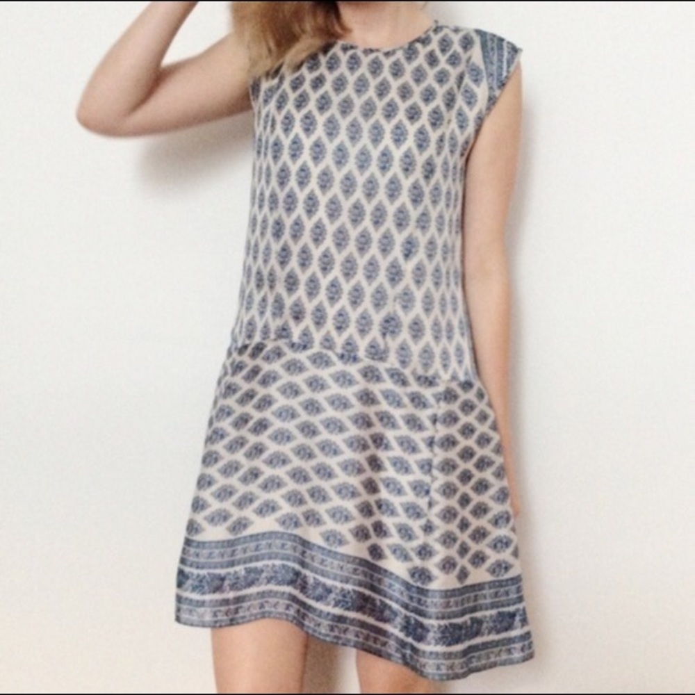 Madewell Diamond Floral Skyscape Dress XS